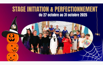 Stage initiation &amp; perfectionnement - vacances de Toussaint 2025