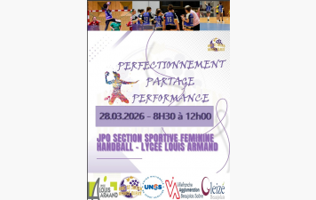 SECTION SPORTIVE : HAND FÉMININ